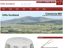 Tablet Screenshot of giftsscotland.com